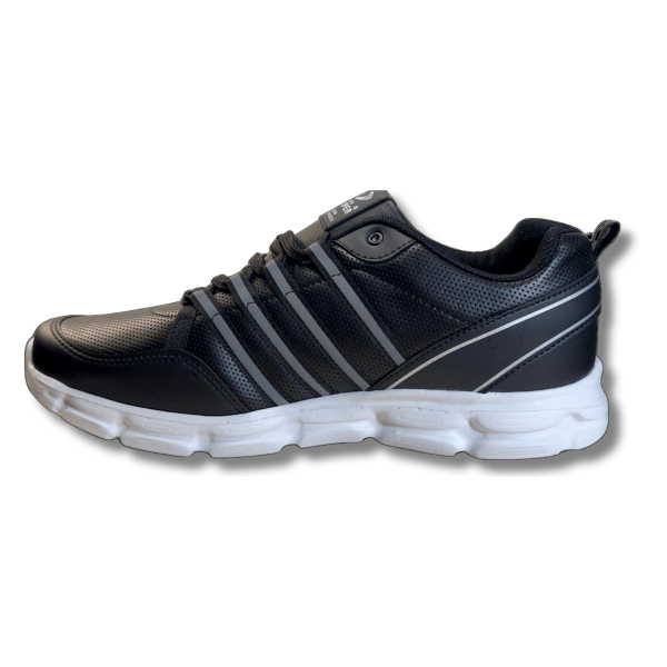 MC Jamper 1876 Siyah (Battal) Hafızalı İç Tabanlı Bağcıklı Erkek Sneaker Spor Ayakkabı