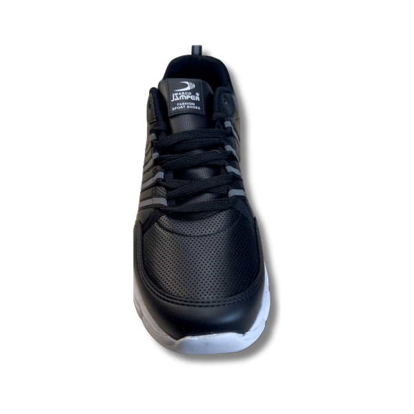 MC Jamper 1876 Siyah (Battal) Hafızalı İç Tabanlı Bağcıklı Erkek Sneaker Spor Ayakkabı
