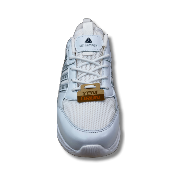MC Jamper 2213 Beyaz Hafızalı İç Tabanlı Bağcıklı Erkek Spor Ayakkabı