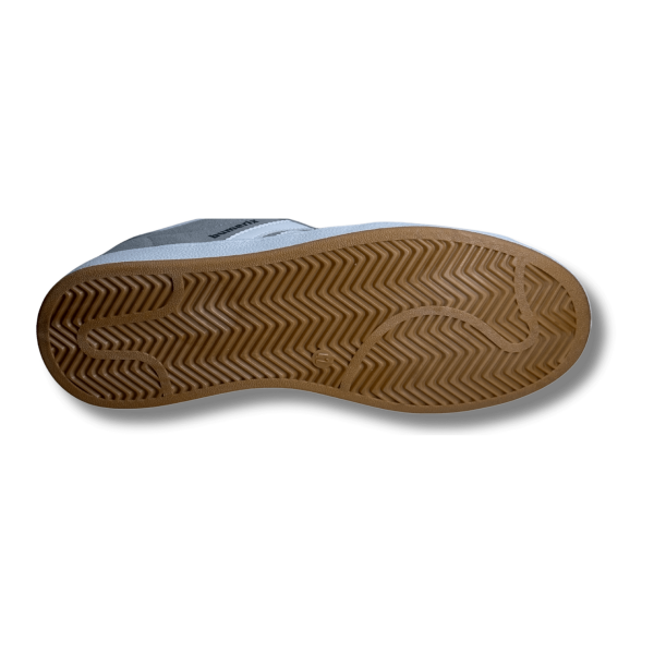 BUMERİX Gri Beyaz Şeritli Erkek Sneaker Spor Ayakkabı
