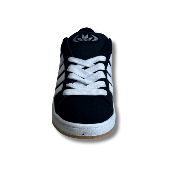 BUMERİX Siyah Beyaz Şeritli Erkek Sneaker Spor Ayakkabı